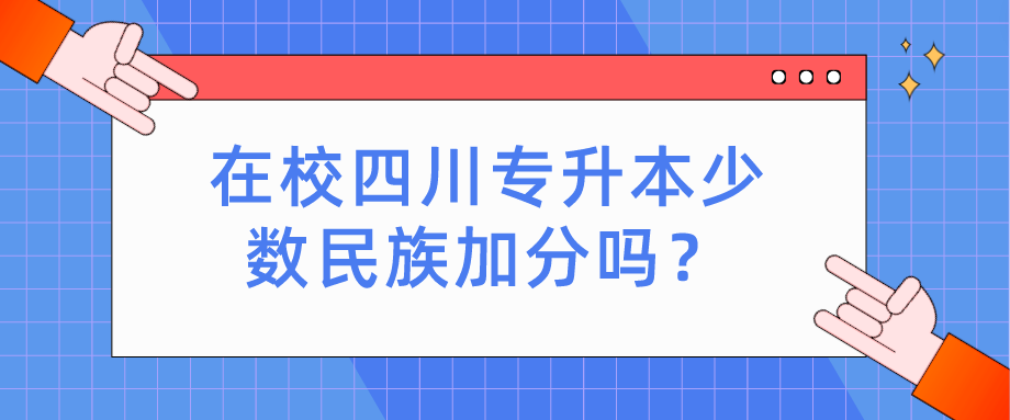 在校四川專升本少數(shù)民族加分嗎？(圖1)